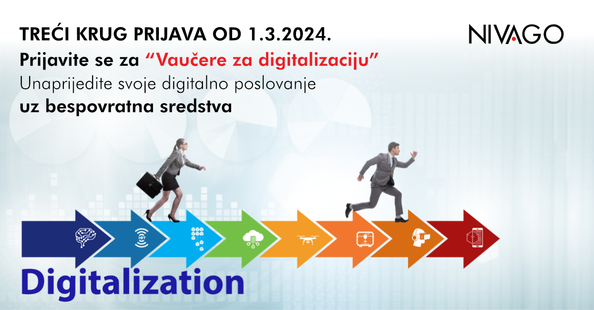 Treći krug vaučera za digitalizaciju – unaprijedite vaše poslovanje